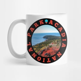 Acadia National Park circle Mug